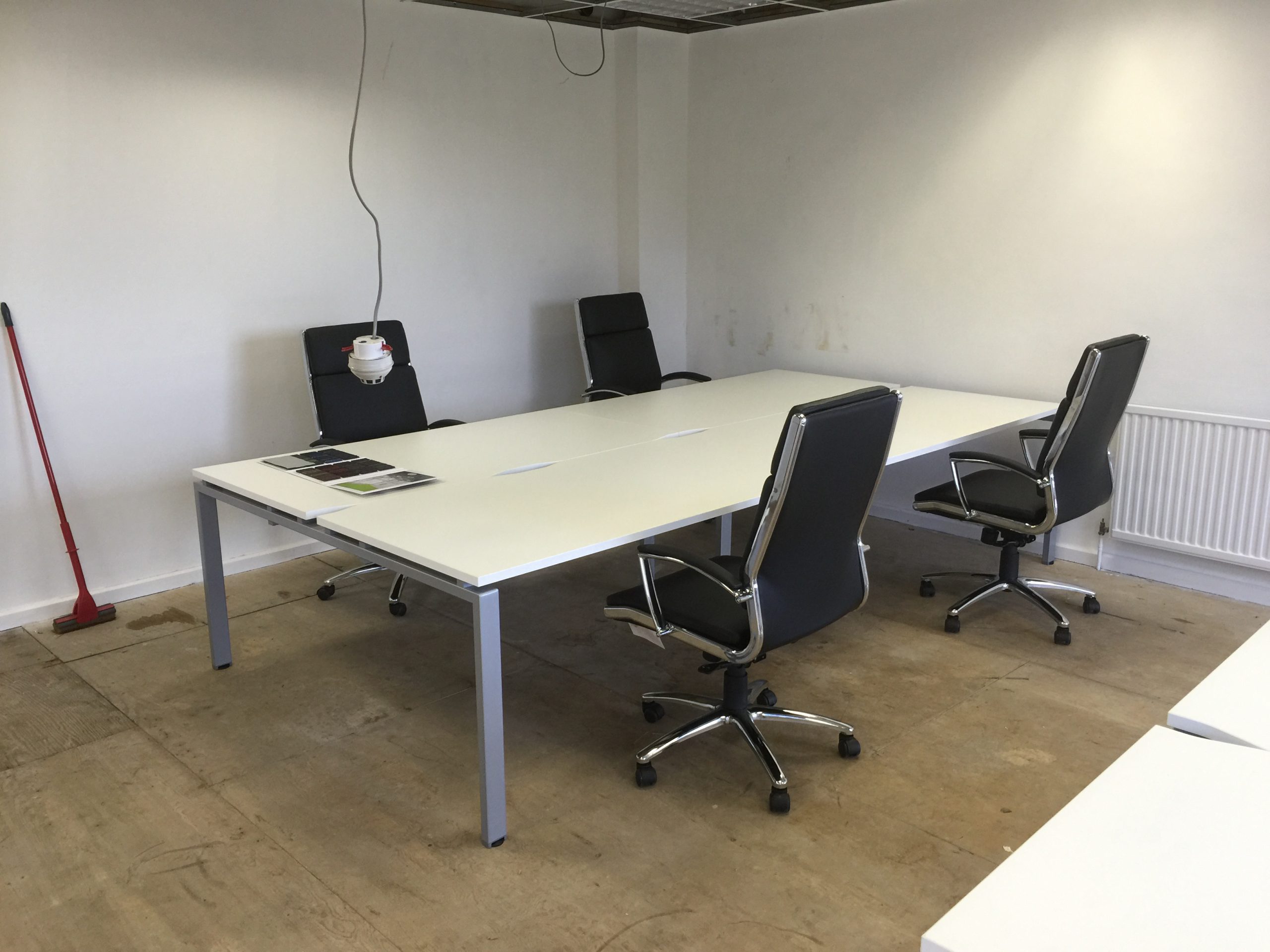 Bench Desking and Chairs