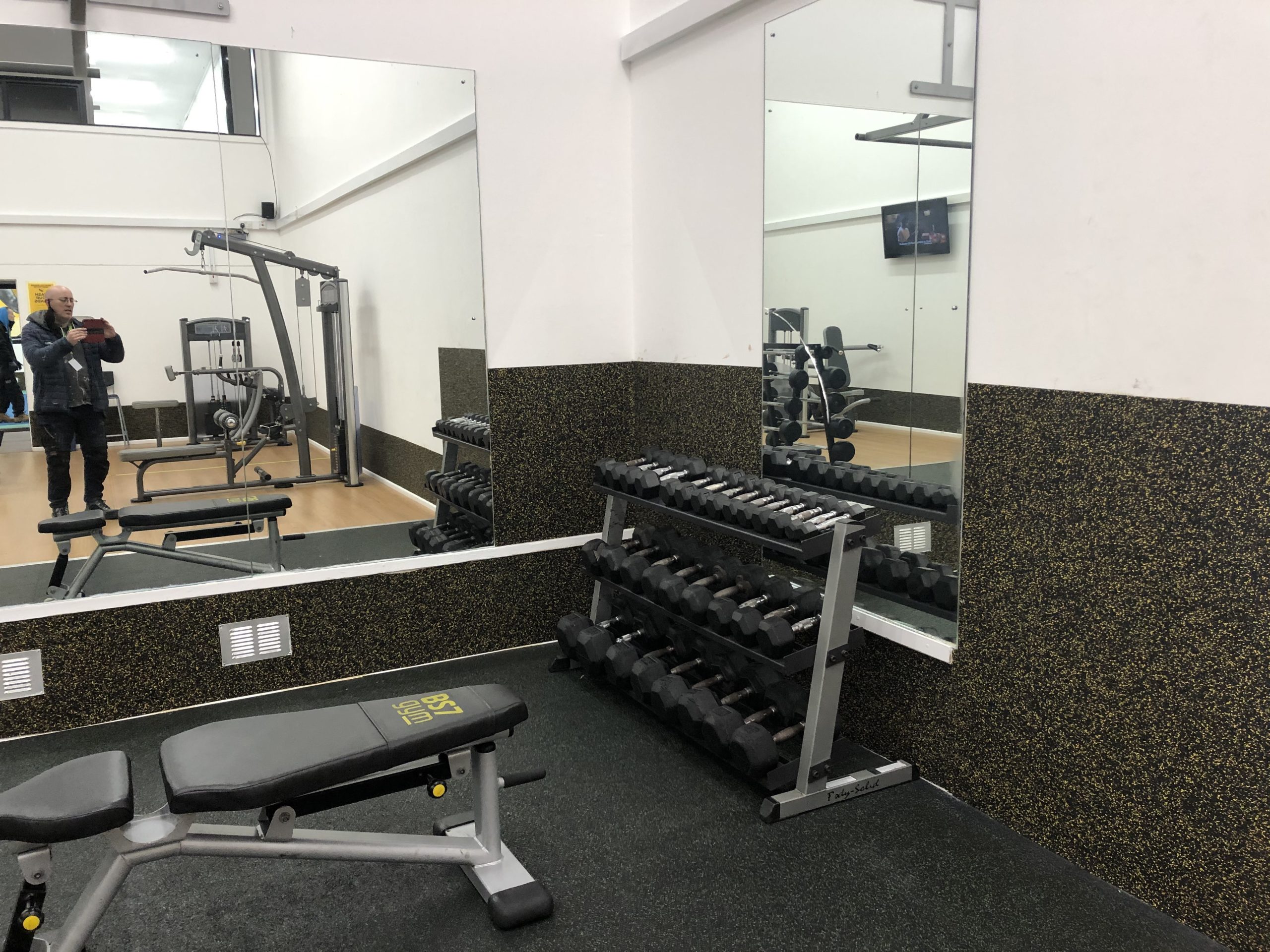 BS7 Gym – Rubber Wall Covering